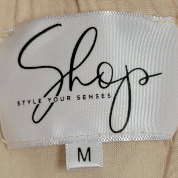 Shop Style Your Senses 100% Cotton Cream Skirt. Size M - Picture 2 of 6